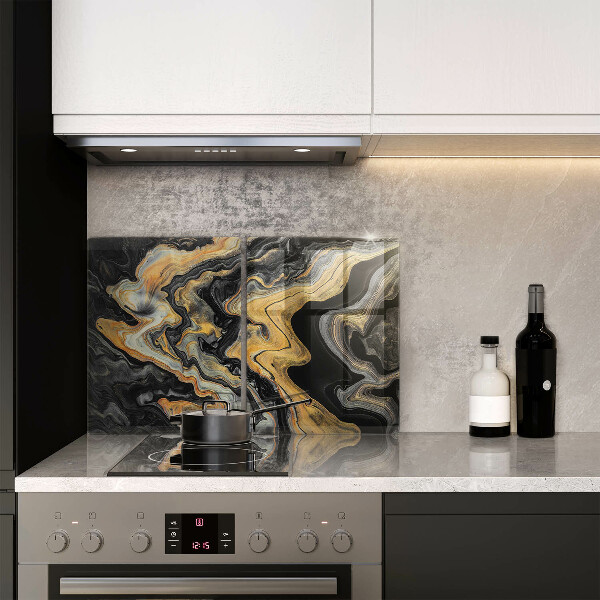 Osłona ściany przy kuchence gazowej Abstrakcyjna struktura