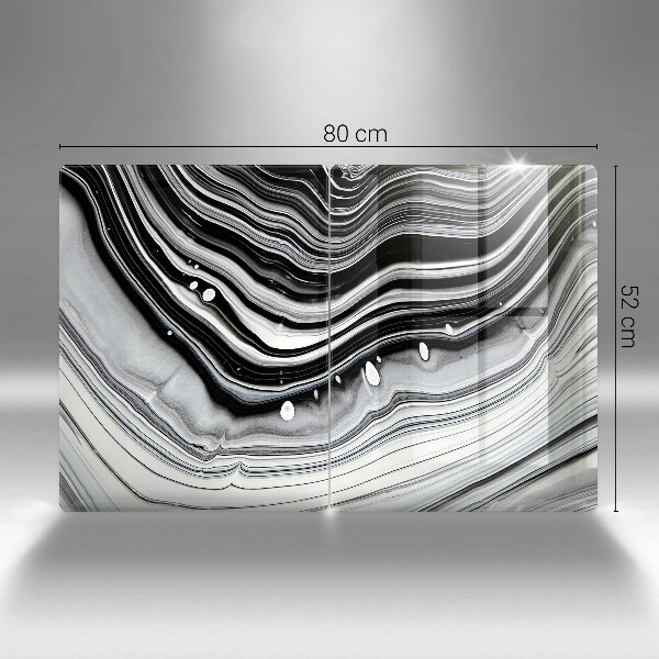 Osłona ściany przy kuchence gazowej Abstrakcja tusz