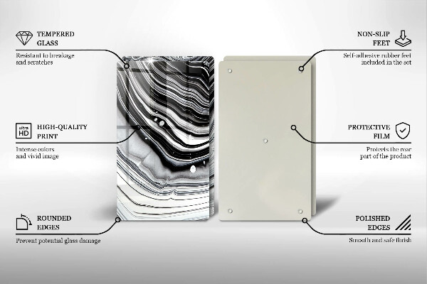 Osłona ściany przy kuchence gazowej Abstrakcja tusz