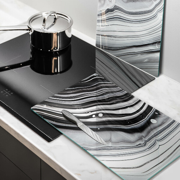 Osłona ściany przy kuchence gazowej Abstrakcja tusz