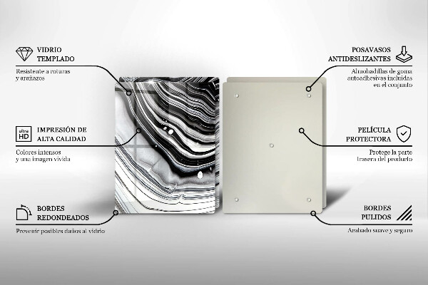 Osłona ściany przy kuchence gazowej Abstrakcja tusz
