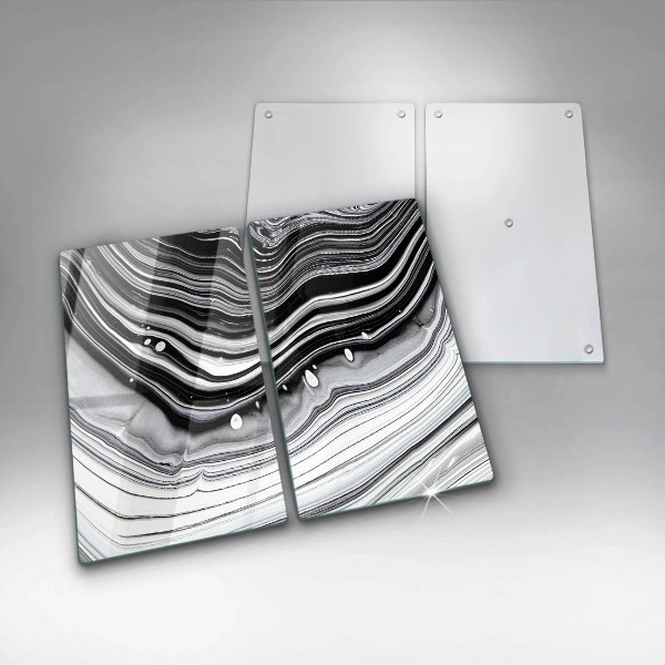 Osłona ściany przy kuchence gazowej Abstrakcja tusz