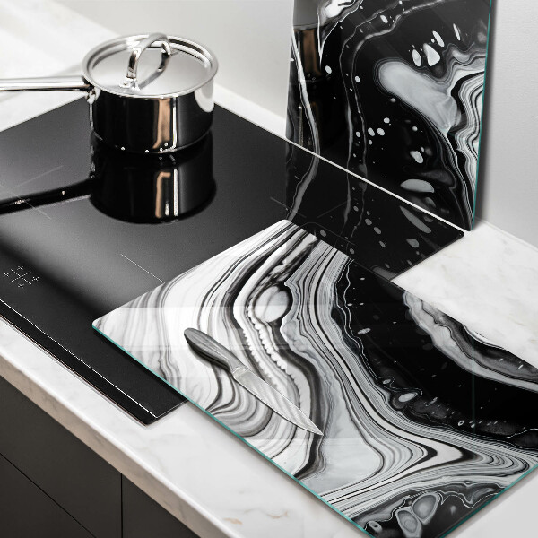 Osłona ściany przy kuchence gazowej Abstrakcja tusz