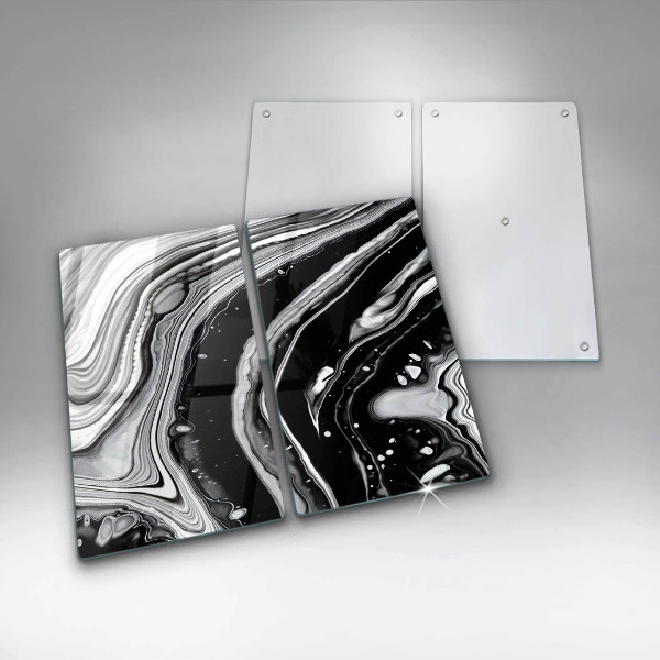 Osłona ściany przy kuchence gazowej Abstrakcja tusz