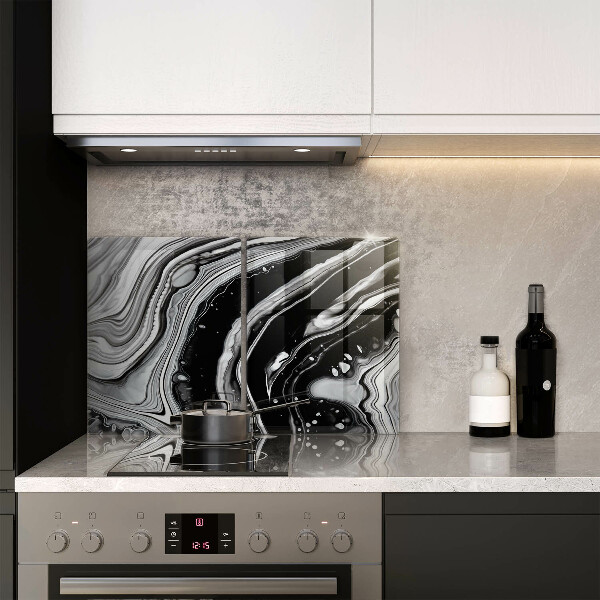 Osłona ściany przy kuchence gazowej Abstrakcja tusz