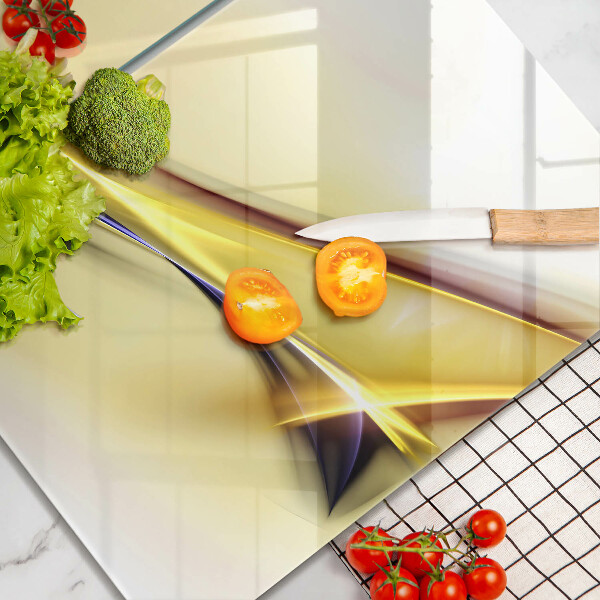 Płyta ochronna na kuchenkę Abstrakcja linie światła