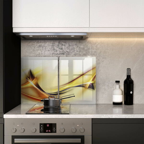 Płyta ochronna na kuchenkę Abstrakcja linie światła