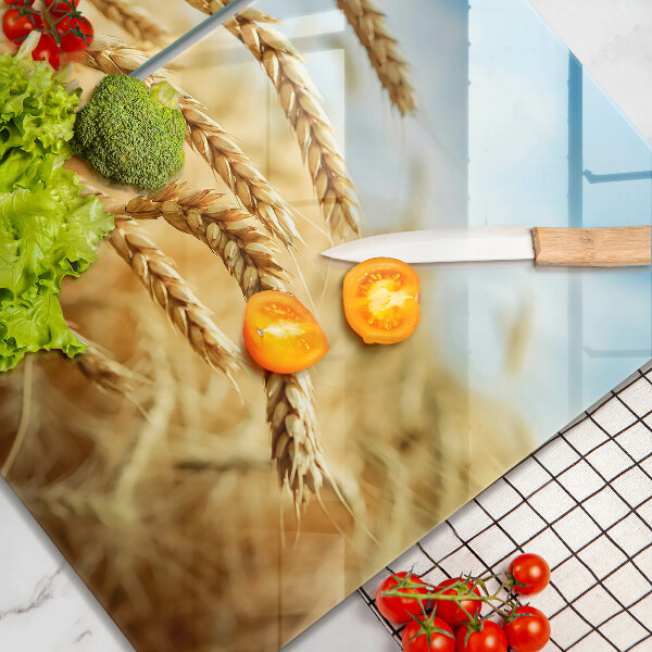 Ochrona na ścianę w kuchni Kłosy zbóż na polu