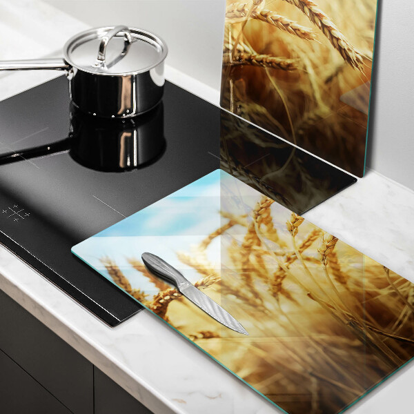 Ochrona na ścianę w kuchni Kłosy zbóż na polu