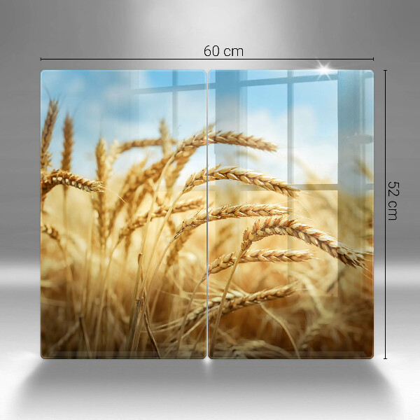 Ochrona na ścianę w kuchni Kłosy zbóż na polu