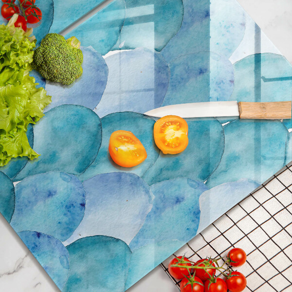 Panel ochronny do kuchni Akwarelowe łuski