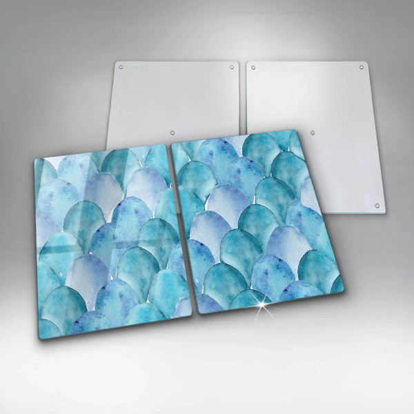 Panel ochronny do kuchni Akwarelowe łuski