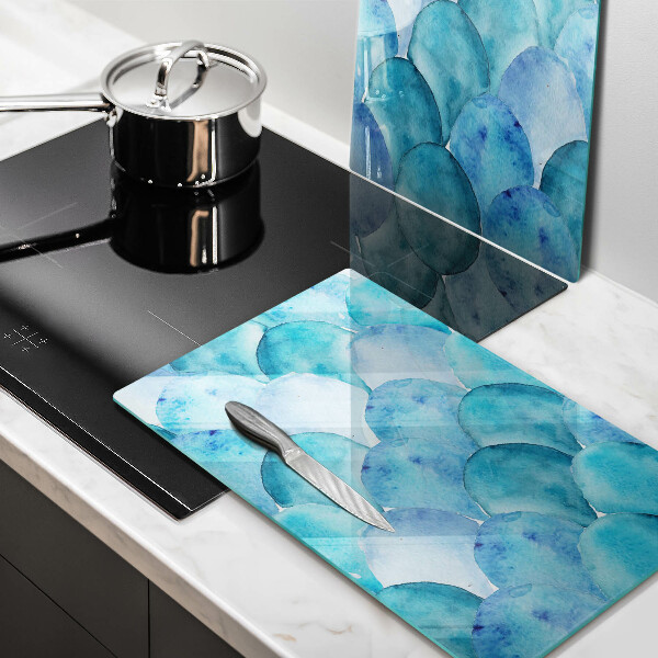 Panel ochronny do kuchni Akwarelowe łuski