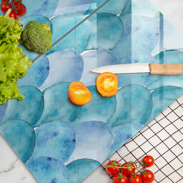 Panel ochronny do kuchni Akwarelowe łuski