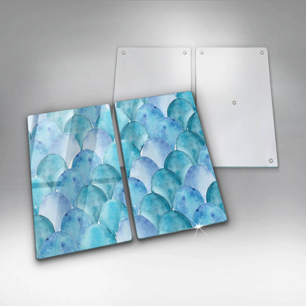 Panel ochronny do kuchni Akwarelowe łuski