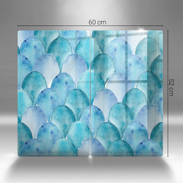 Panel ochronny do kuchni Akwarelowe łuski