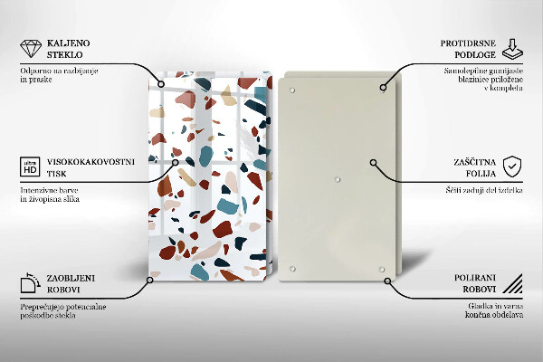 Panel ochronny do kuchni Ozdobny kamień