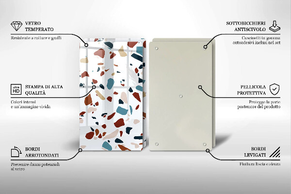Panel ochronny do kuchni Ozdobny kamień