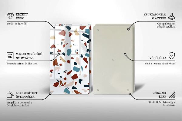 Panel ochronny do kuchni Ozdobny kamień