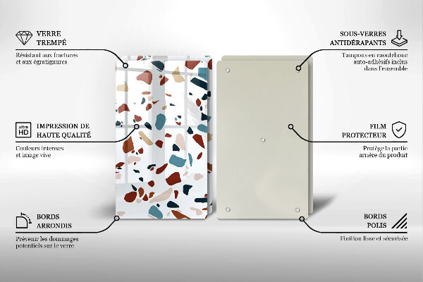 Panel ochronny do kuchni Ozdobny kamień