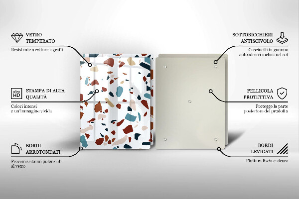 Panel ochronny do kuchni Ozdobny kamień