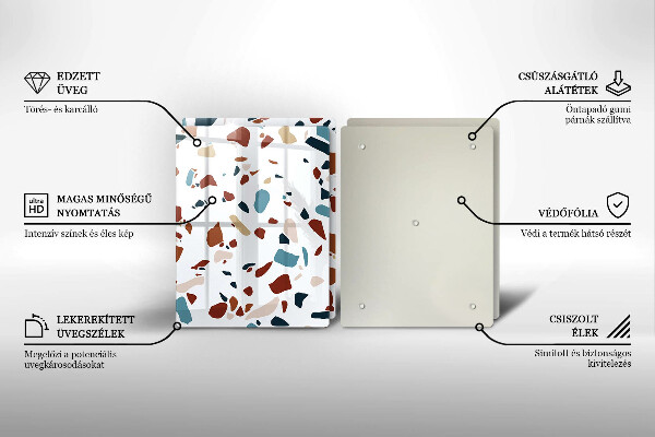 Panel ochronny do kuchni Ozdobny kamień