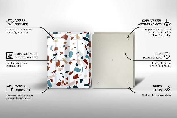 Panel ochronny do kuchni Ozdobny kamień