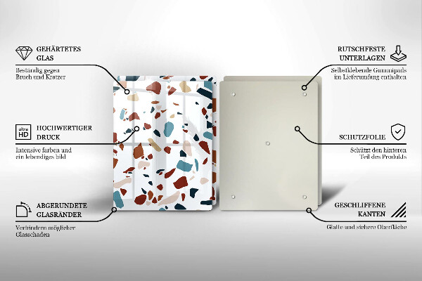 Panel ochronny do kuchni Ozdobny kamień