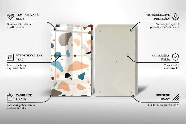 Osłona ściany przy kuchence gazowej Kamień ozdobny gres