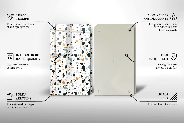 Osłona ściany przy kuchence gazowej Dekoracyjny kamień gres