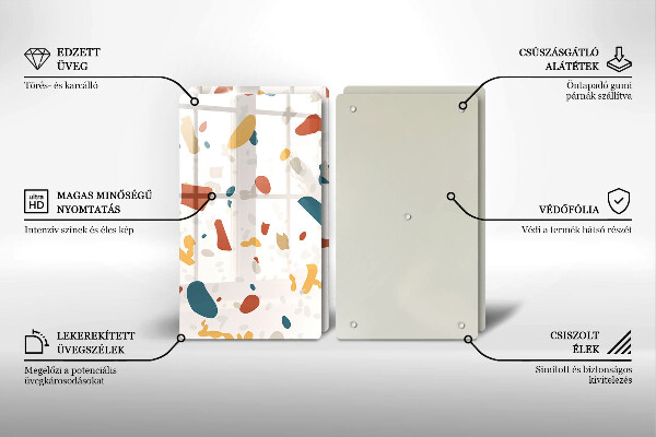 Osłona ściany przy kuchence gazowej Gres dekoracyjny kamień