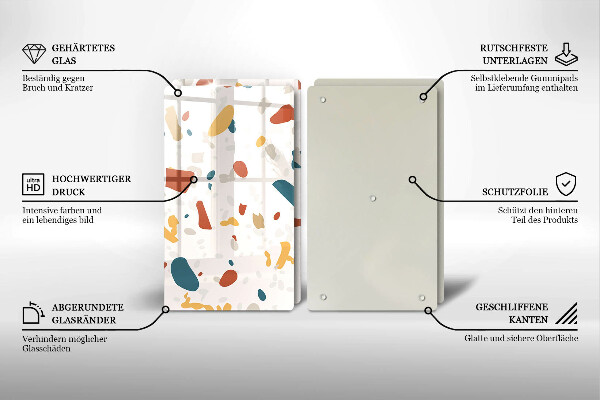 Osłona ściany przy kuchence gazowej Gres dekoracyjny kamień