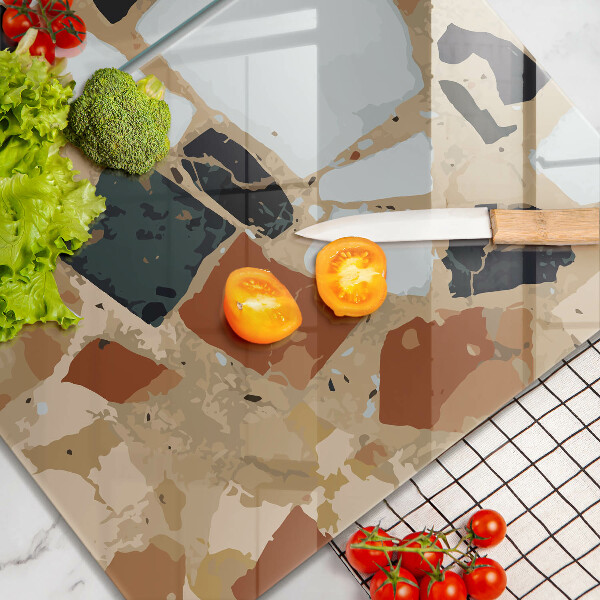 Osłona ściany przy kuchence gazowej Ozdobne kamienie płyta