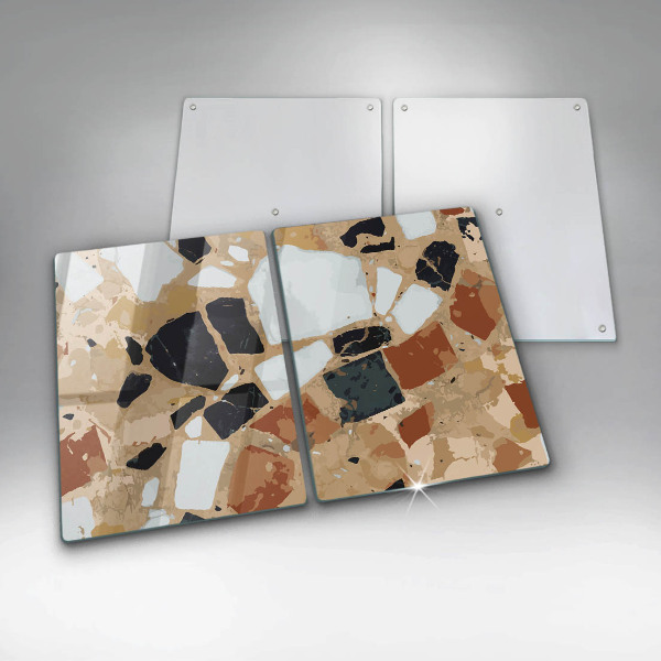 Osłona ściany przy kuchence gazowej Ozdobne kamienie płyta