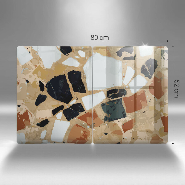 Osłona ściany przy kuchence gazowej Ozdobne kamienie płyta