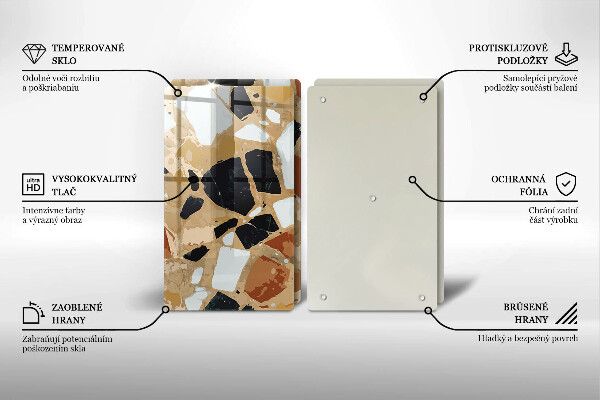 Osłona ściany przy kuchence gazowej Ozdobne kamienie płyta