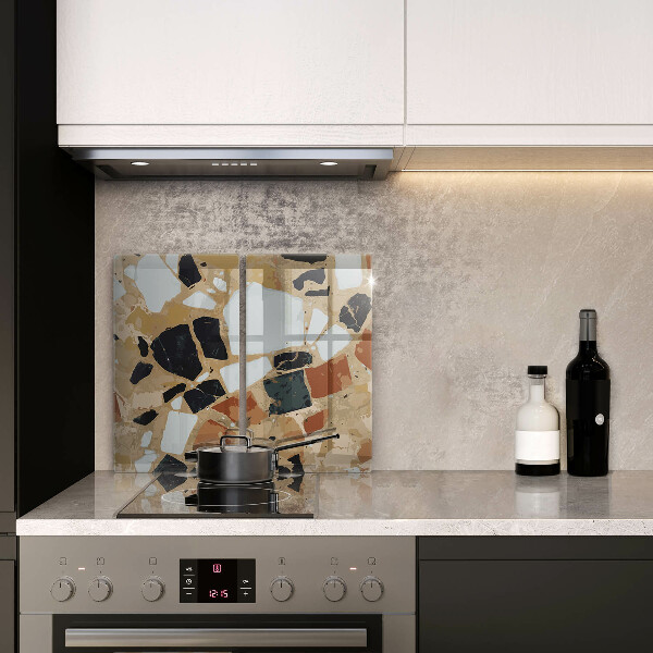 Osłona ściany przy kuchence gazowej Ozdobne kamienie płyta