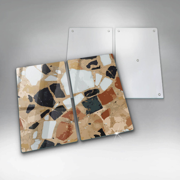 Osłona ściany przy kuchence gazowej Ozdobne kamienie płyta