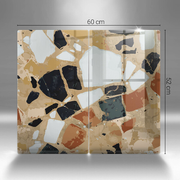 Osłona ściany przy kuchence gazowej Ozdobne kamienie płyta