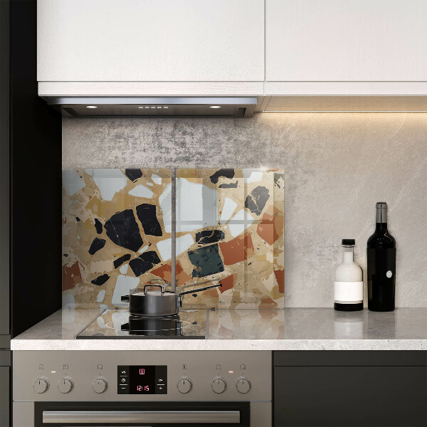 Osłona ściany przy kuchence gazowej Ozdobne kamienie płyta