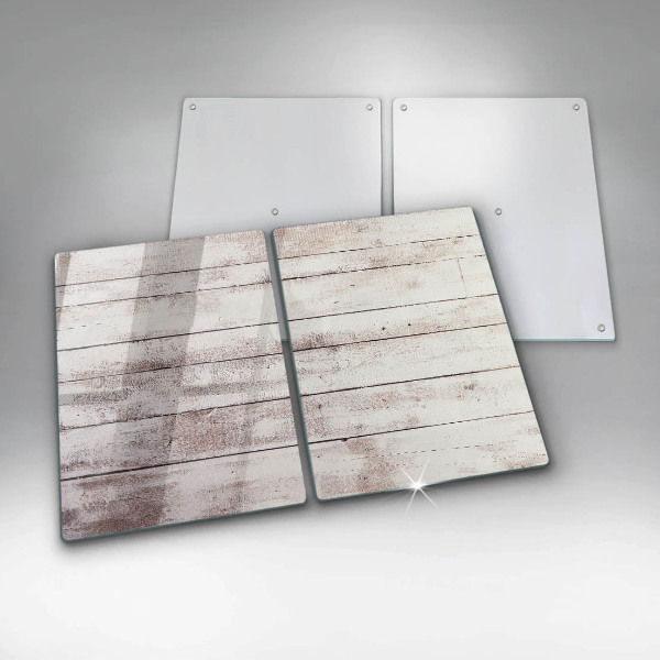 Osłona ściany przy kuchence gazowej Stare deski drewno