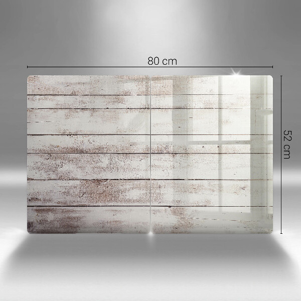 Osłona ściany przy kuchence gazowej Stare deski drewno