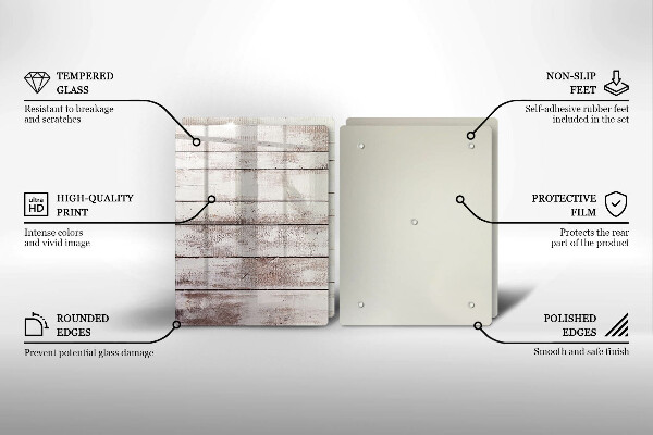 Osłona ściany przy kuchence gazowej Stare deski drewno