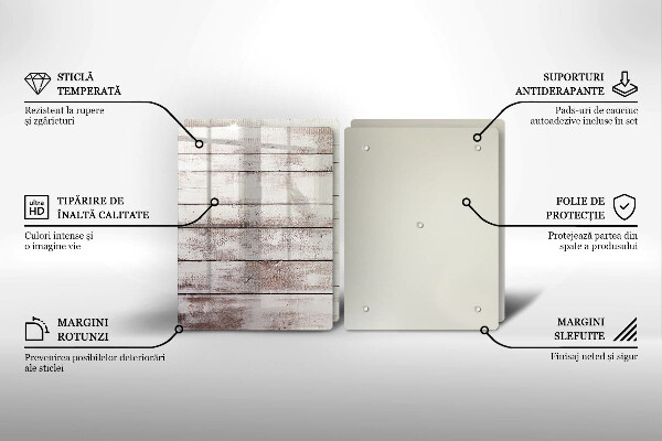 Osłona ściany przy kuchence gazowej Stare deski drewno