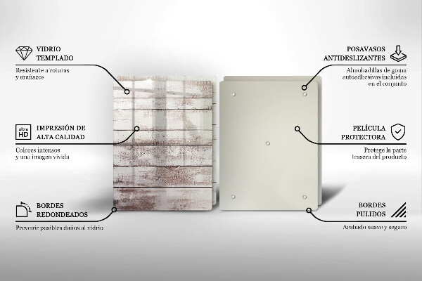 Osłona ściany przy kuchence gazowej Stare deski drewno
