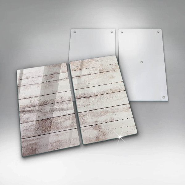 Osłona ściany przy kuchence gazowej Stare deski drewno