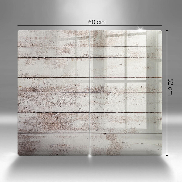 Osłona ściany przy kuchence gazowej Stare deski drewno