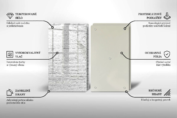 Osłona ściany przy kuchence gazowej Ściana mur cegły