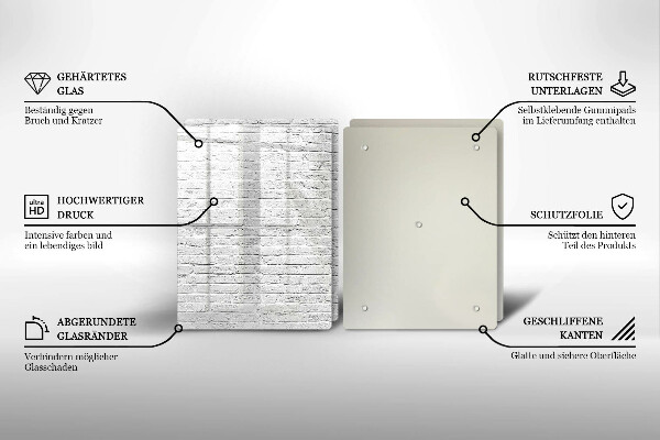 Osłona ściany przy kuchence gazowej Ściana mur cegły