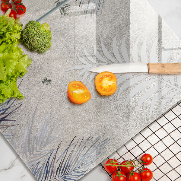 Osłona ściany przy kuchence gazowej Subtelne liście